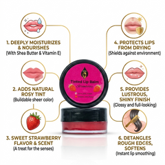 Lip Glow Tinted Balm- Soft Tint, Healthy Shine