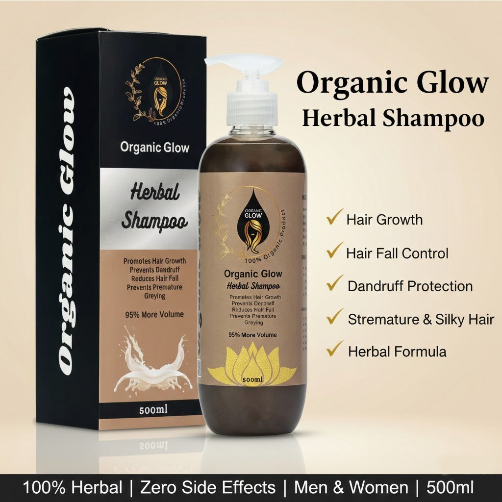 Herbal Hair Growth Shampoo – Nourishes Scalp & Promotes Healthy Hair (500ml)