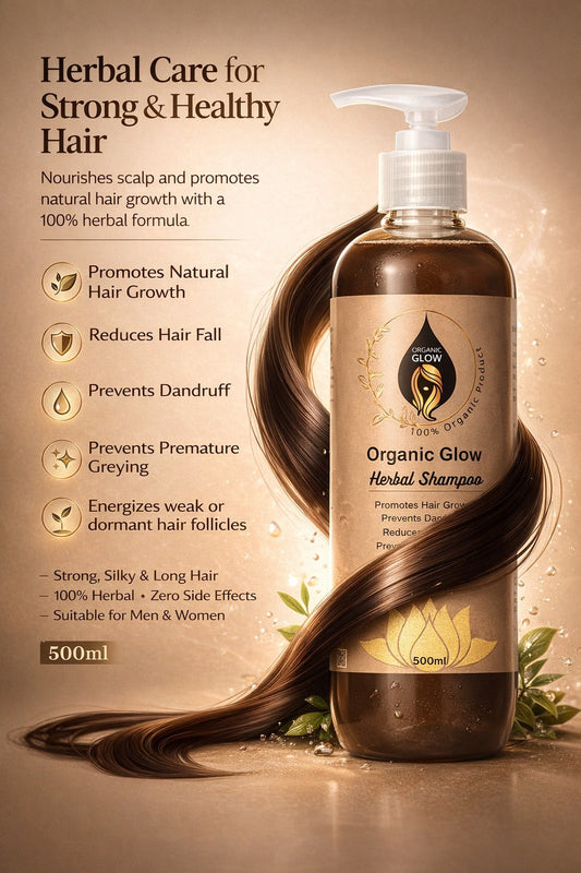 Herbal Hair Growth Shampoo – Nourishes Scalp & Promotes Healthy Hair (500ml)