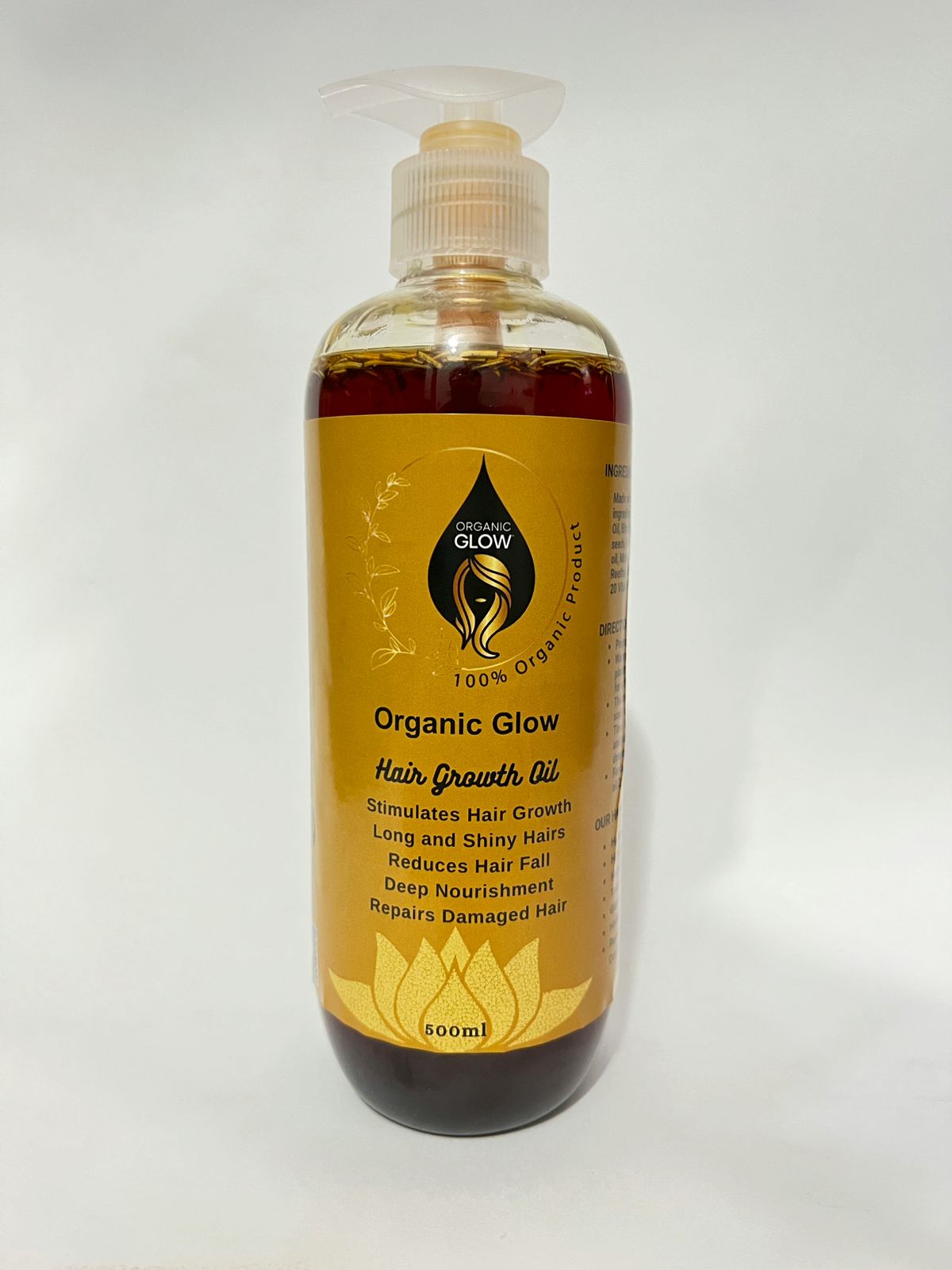 Hair Regrowth Oil – Helps Reduce Hair Fall & Breakage (500ml)